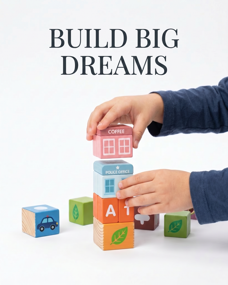 Home hero mobile building blocks BUILD BIG DREAMS
