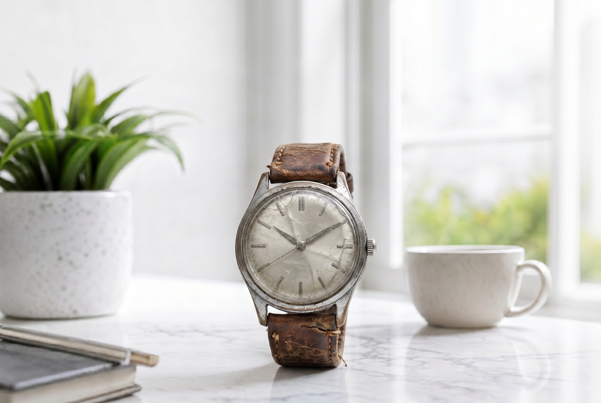rotating-bezel-quartz-watch-with-silicone-strap before (moko PS before/after same-scene need to solution)