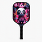 Professional pickleball paddle side profile showing the edge guard and cushioned grip