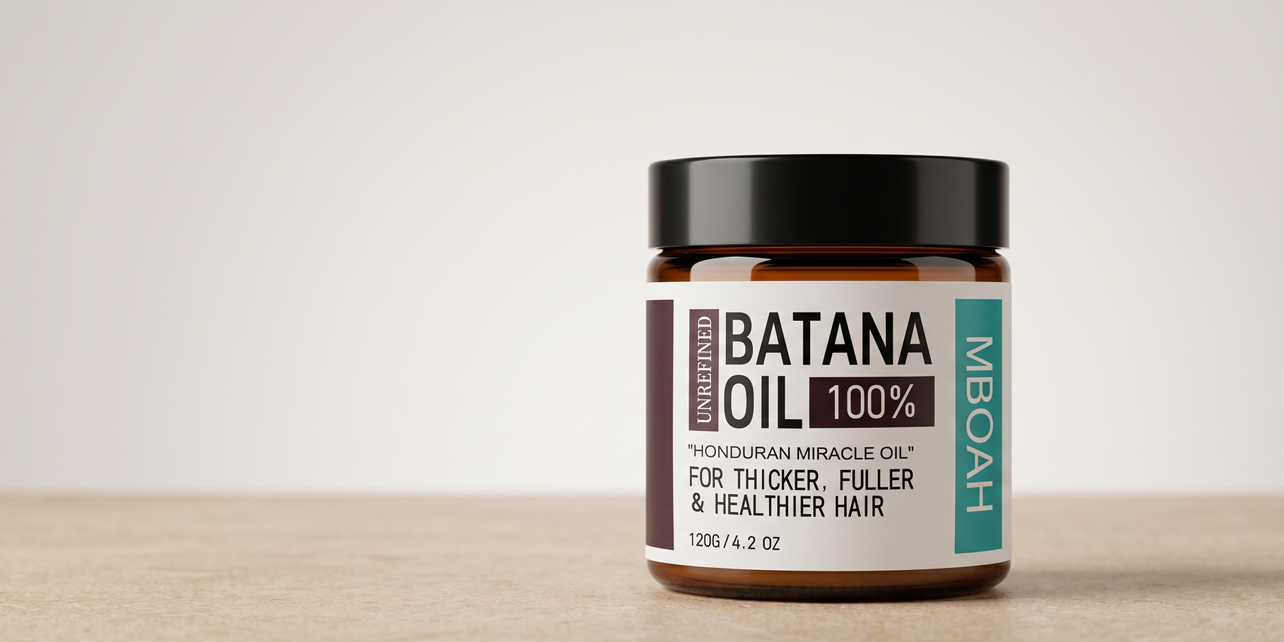 Introducing MBOAH Unrefined Batana Oil, 120g: