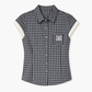 Retro Plaid Cotton Shirt | angled lifestyle styling shot