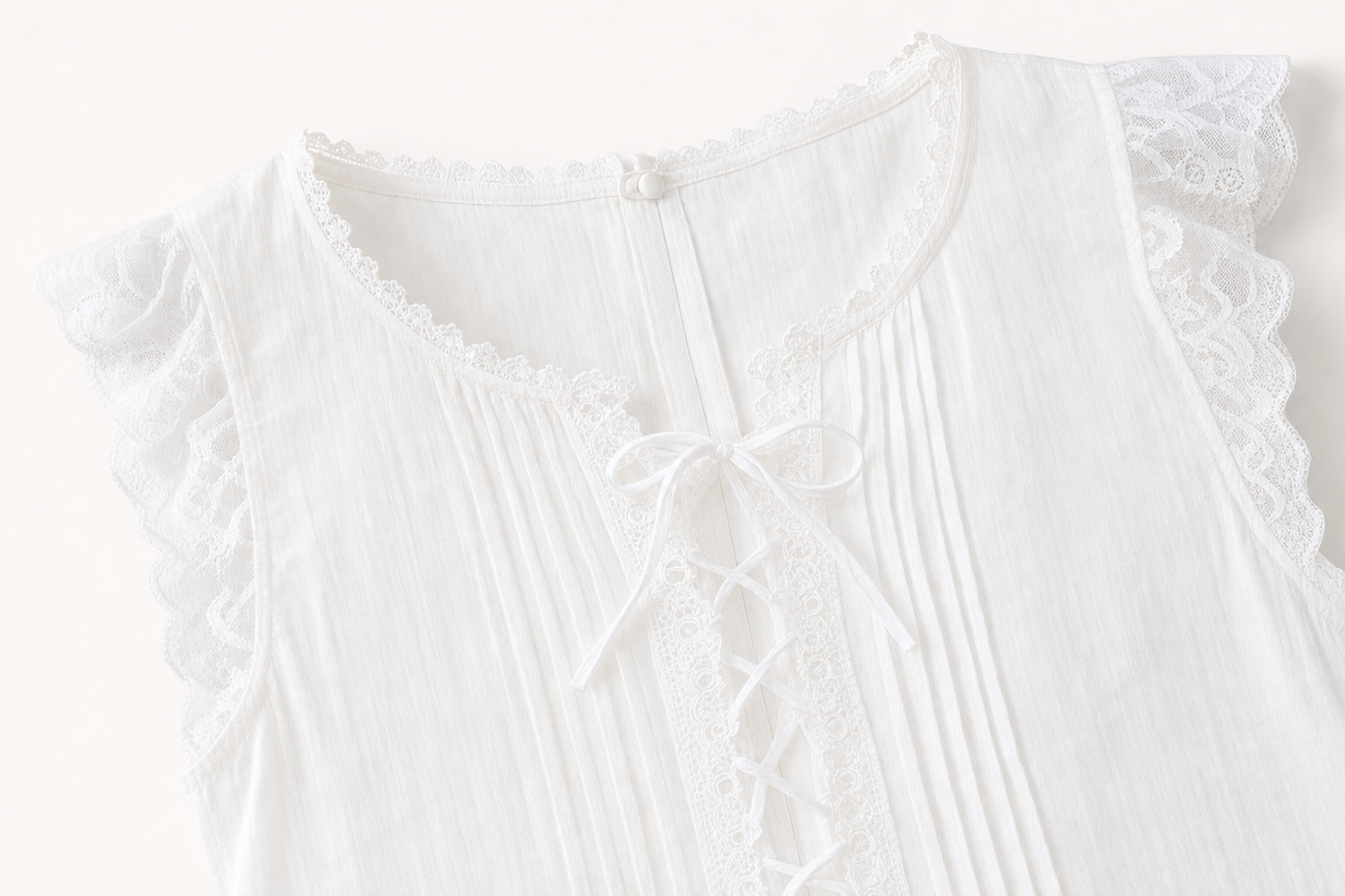 romantic lace trim flutter sleeve blouse everyday product for busy day simple errand everyday routine with practical val 7