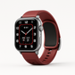 Front display of smart watch with weather and notifications