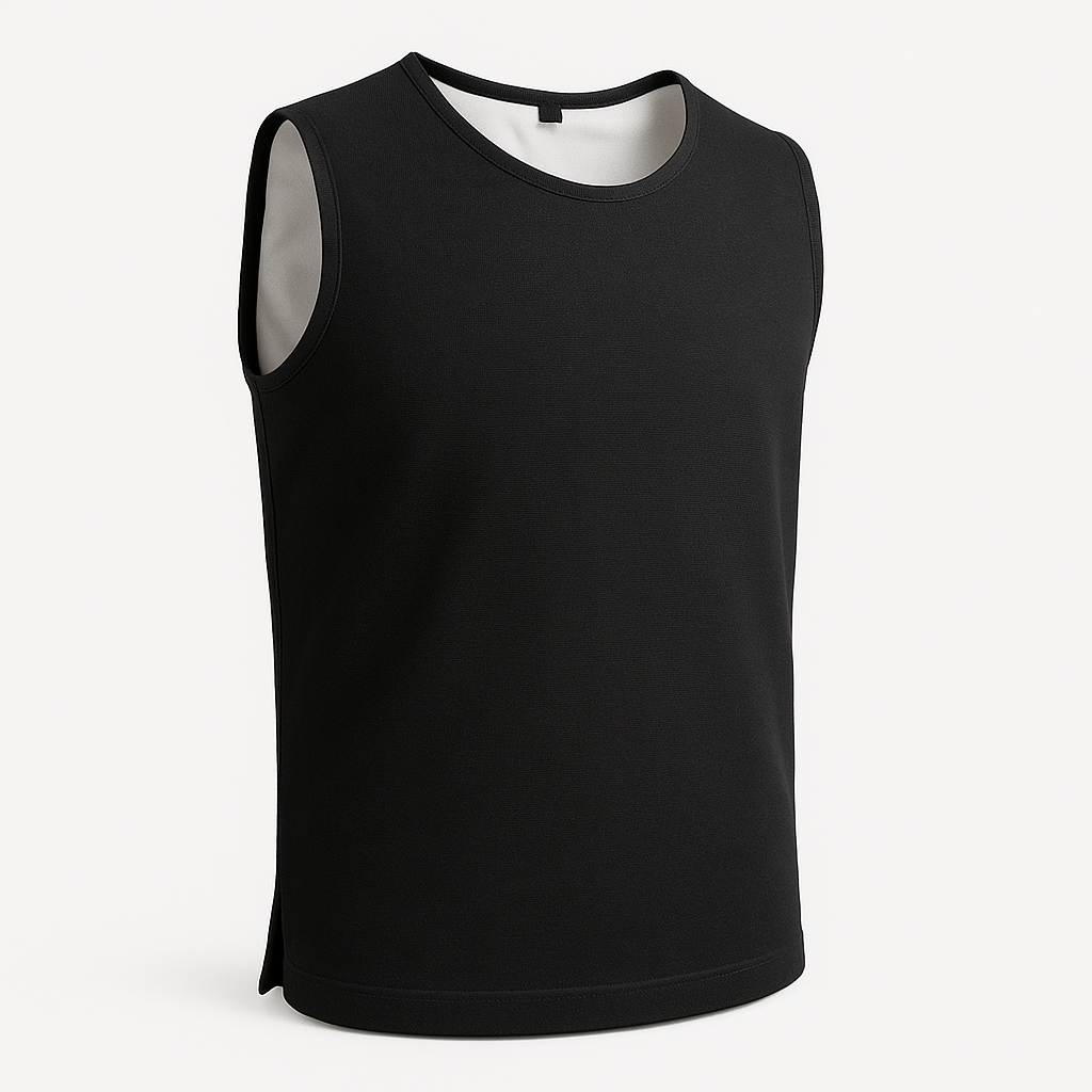 Front view of slim contoured protective vest panels