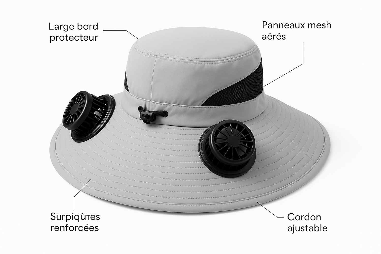solar usb fan hat with dual cooling and sun protection 5