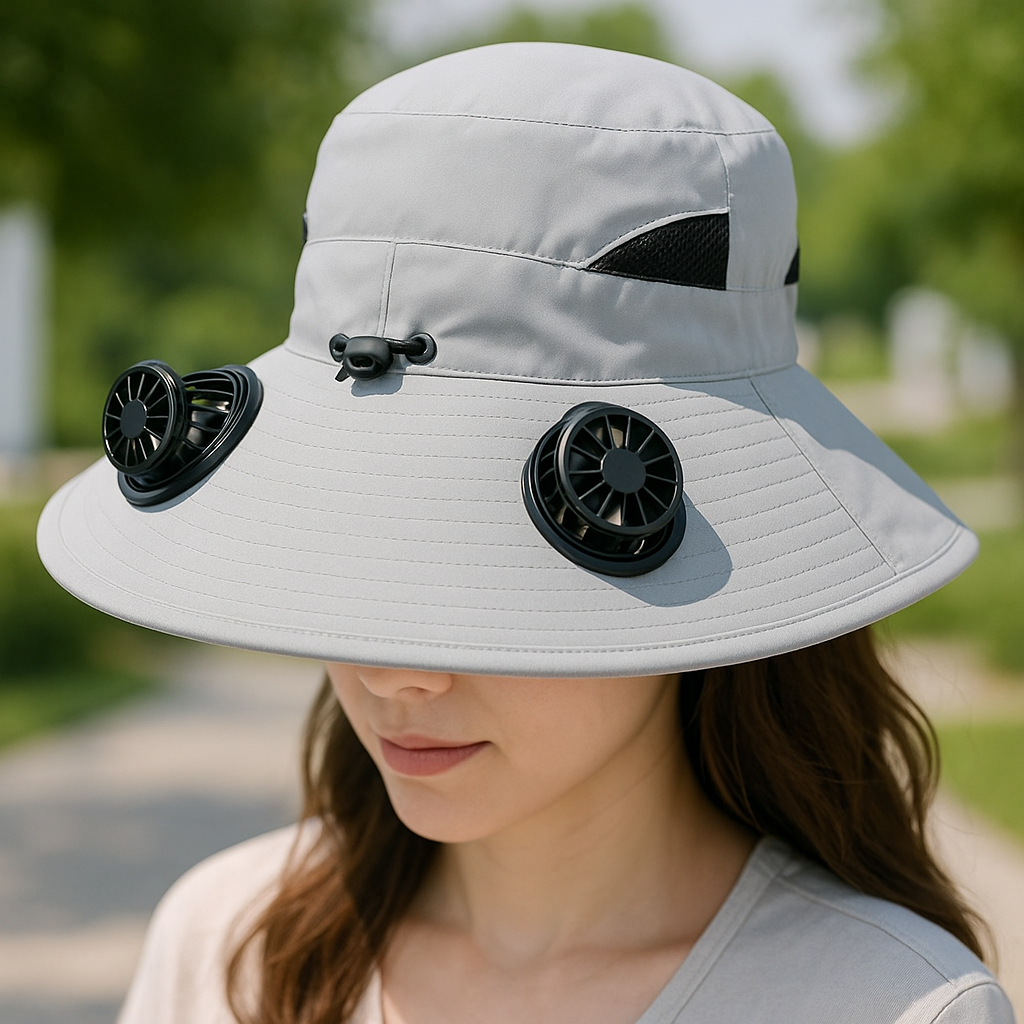 solar usb fan hat with dual cooling and sun protection 9