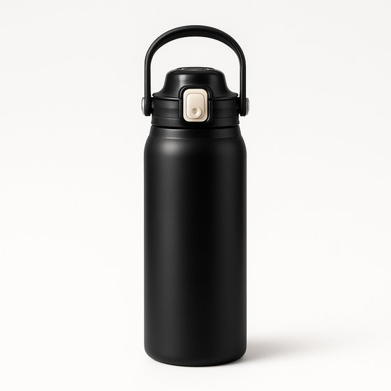 Stainless Steel Thermos Cup Straw