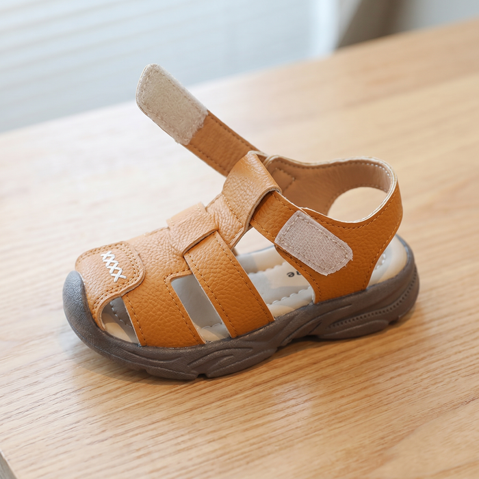 Open the velcro wide