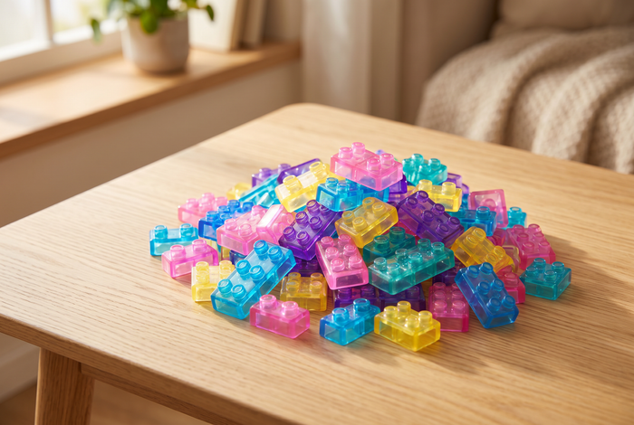 Open the box of forty blocks