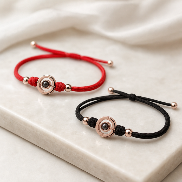 Slip each band on