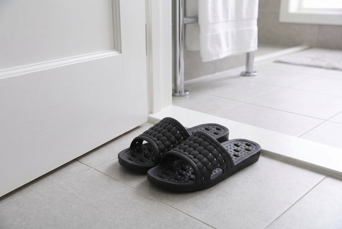 Slip them on at the door