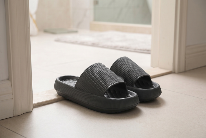 Slip them on at the door