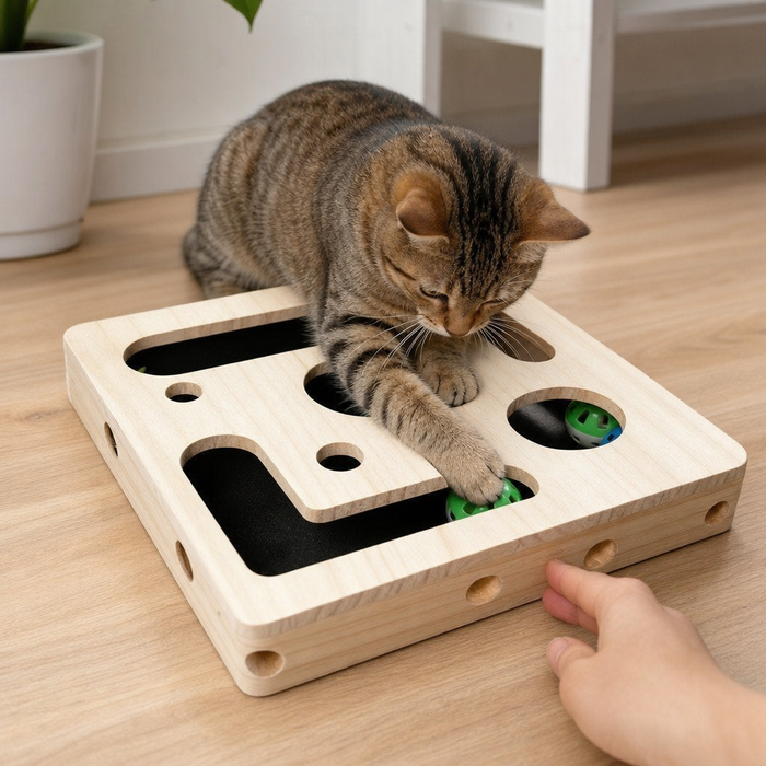 Let your cat hunt it
