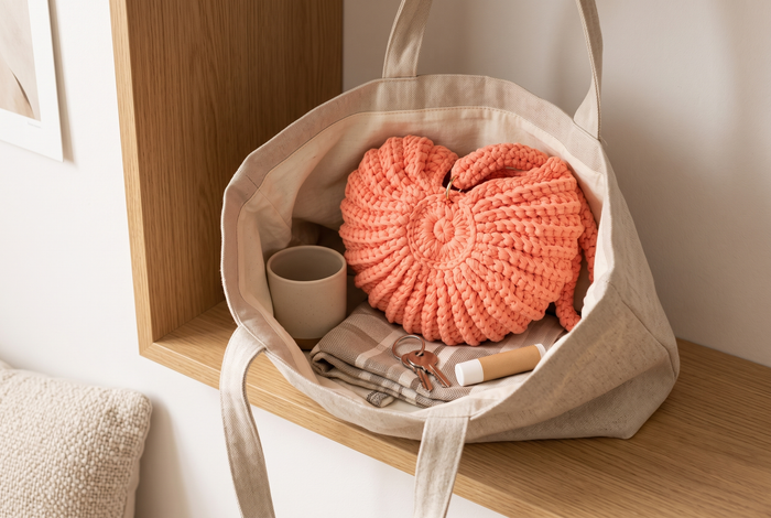 Use it inside a bigger bag