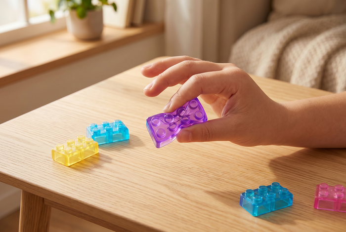 Pull apart and squish a block