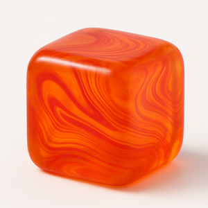 Front view of the textured fidget stress toy showing its molded ridged surface