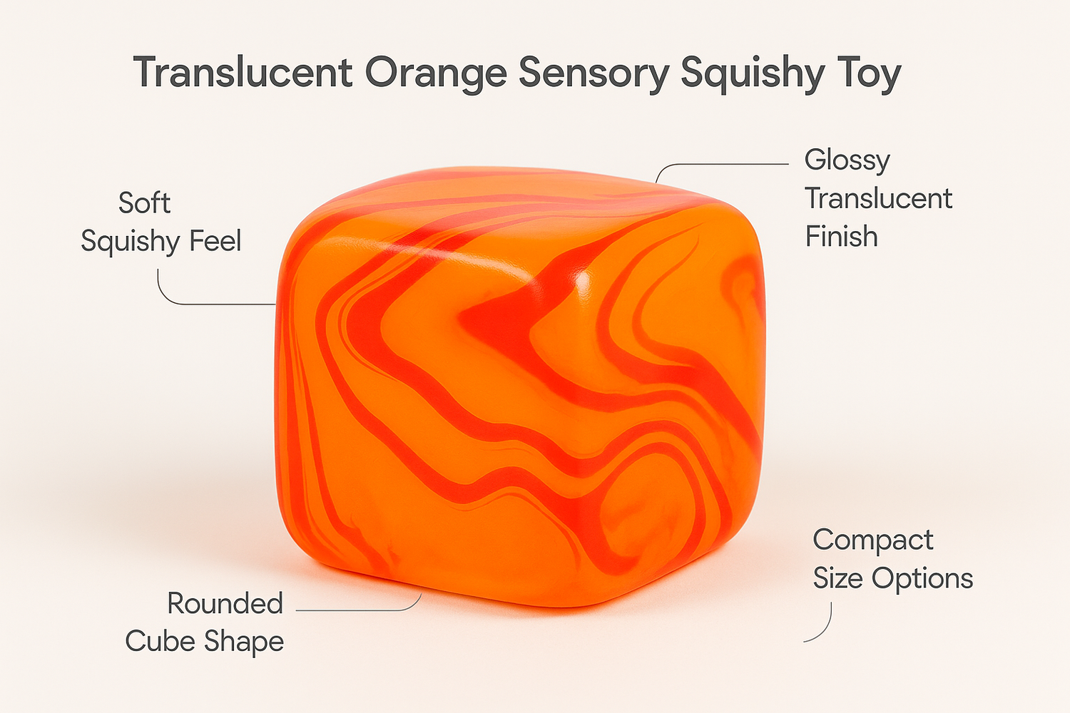 textured sensory stress relief squishy toy for practical everyday use simple styling and daily convenience 5