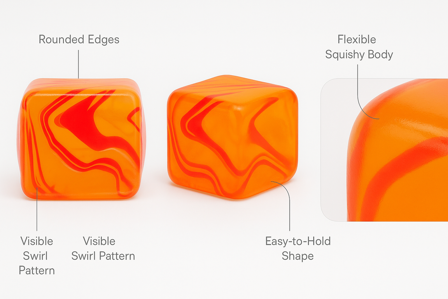 textured sensory stress relief squishy toy for practical everyday use simple styling and daily convenience 6