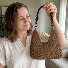 woven-straw-shoulder-bag-everyday-bag-for-busy-day-simple-errand-daily-routine-with customer review photo 1