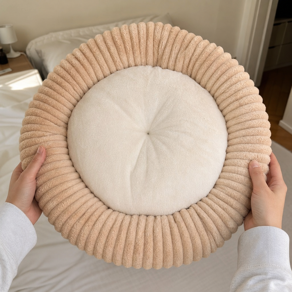 plush-round-bed customer review photo 1