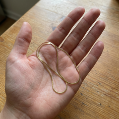 square-snake-bone-chain-necklace customer review photo 1