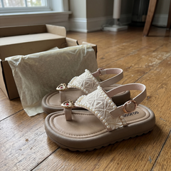 girls-pearl-sandals-summer-casual-beach-shoes customer review photo 1