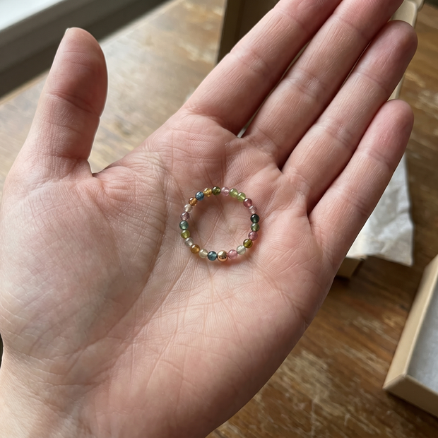 adjustable-rainbow-tourmaline-elastic-ring customer review photo 2