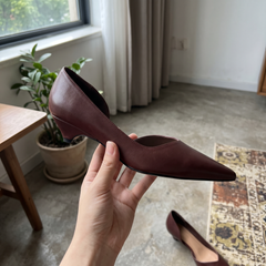 cowhide-retro-pointed-toe-sandals-women-s-sandals customer review photo 2