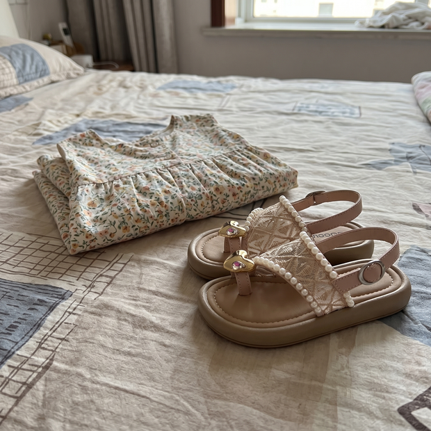 girls-pearl-sandals-summer-casual-beach-shoes customer review photo 2