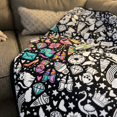 creative-childrens-hand-painted-coloring-blanket-with-watercolor-pens customer review photo 2