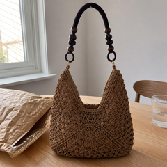 woven-straw-shoulder-bag-everyday-bag-for-busy-day-simple-errand-daily-routine-with customer review photo 2