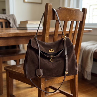 genuine-leather-frosted-suede-tote-bag customer review photo 3