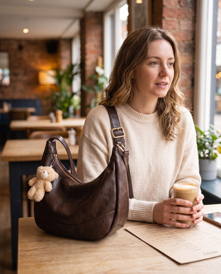 customer photo crossbody hobo bag 3