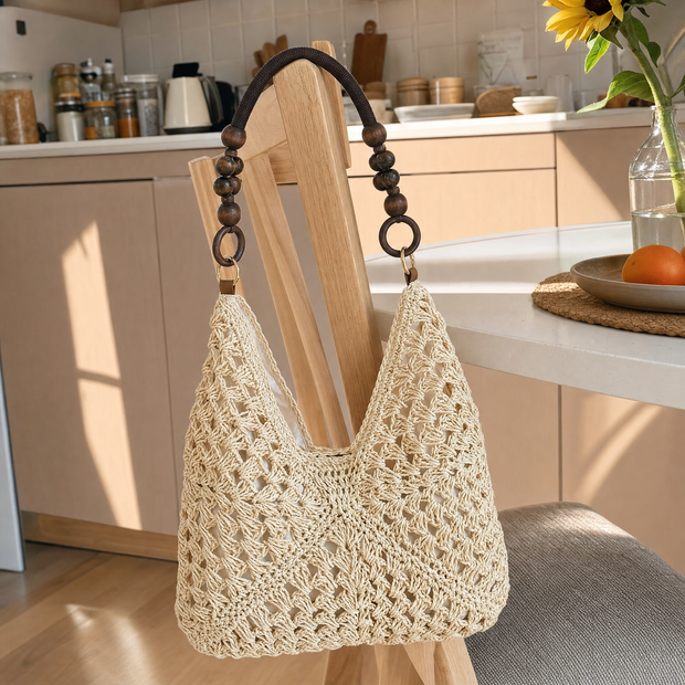 woven-straw-shoulder-bag-everyday-bag-for-busy-day-simple-errand-daily-routine-with customer review photo 4