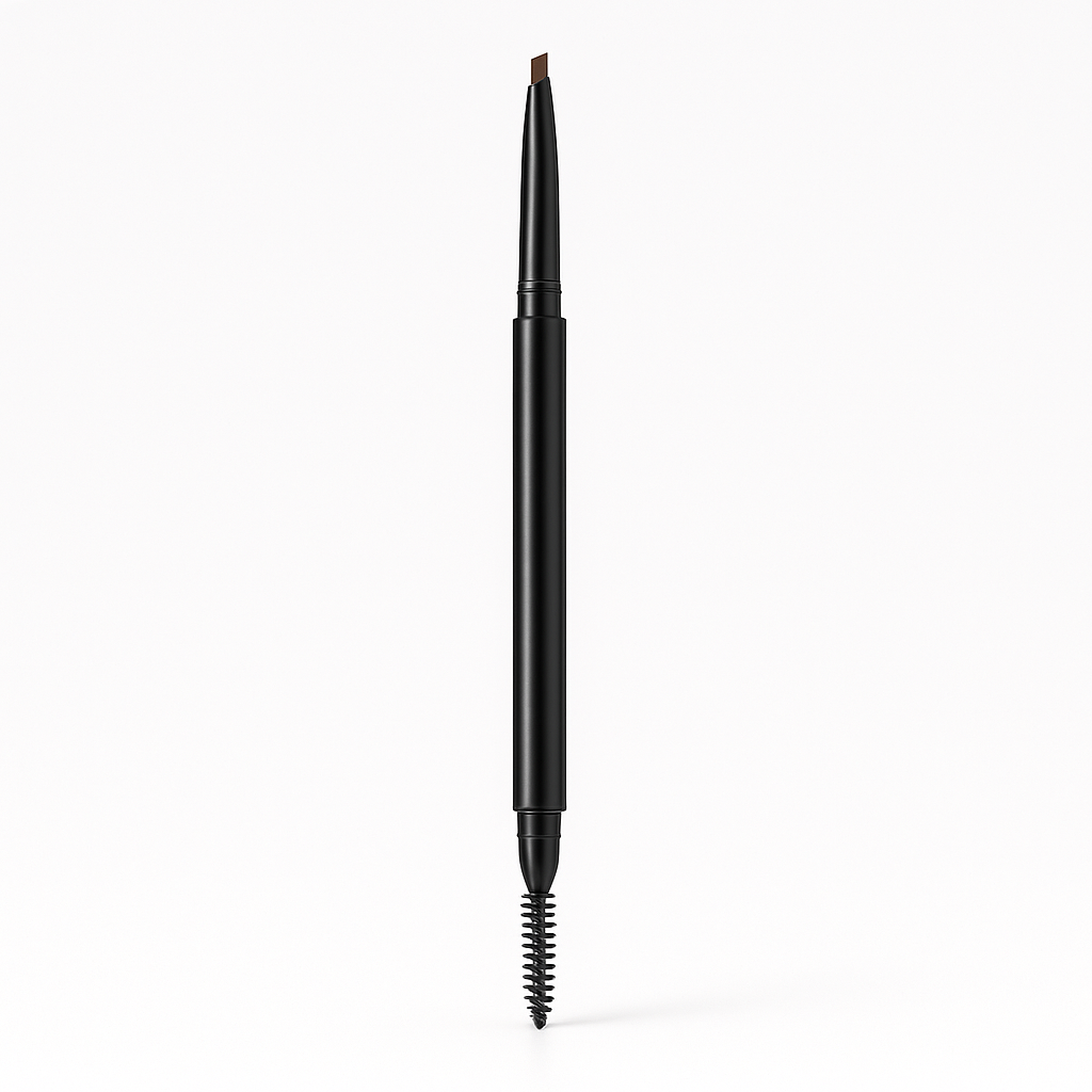 Close-up of the ultra-fine micro tip of the eyebrow pencil