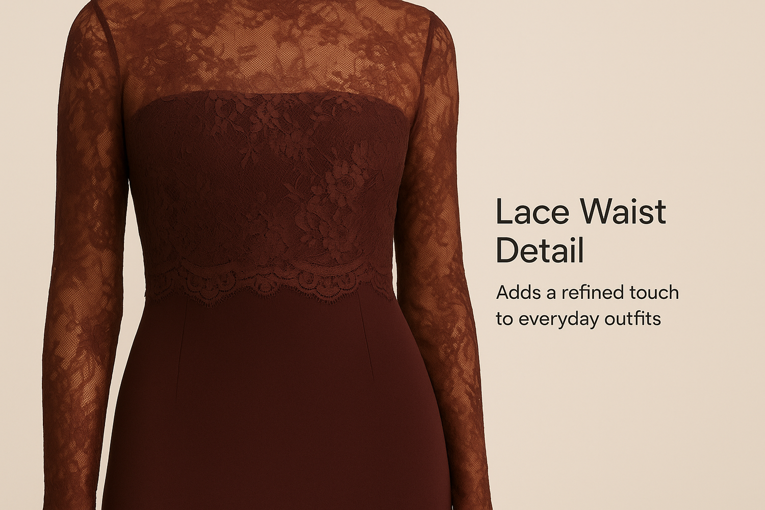 women s elegant lace waist dress for casual day trip relaxed outing with easy styling wearable comfort and a more confid 7